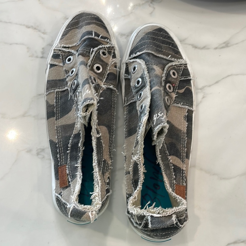 Blowfish Camo Slip on Tennis Shoes